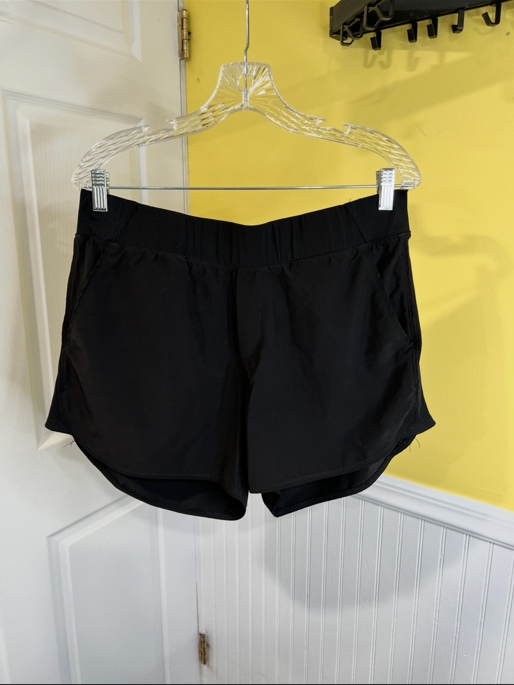Active USA Black Women's Athletic Shorts